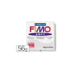 Pasta para modelar Staedtler Fimo soft Color gris 56 gr