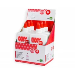 Pegamento cola blanca lavable marca Liderpapel 250 ml