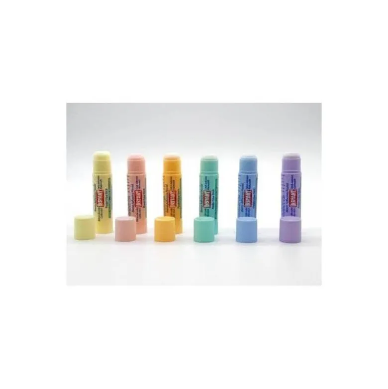 PEGAMENTO EN BARRA INSTANT COLORES PASTEL 20 GR 12 UNIDADES