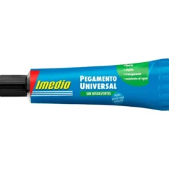 PEGAMENTO IMEDIO UNIVERSAL SIN DISOLVENTES TRANSPARENTE BANDA AZUL 35 ML