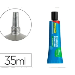 PEGAMENTO IMEDIO UNIVERSAL SIN DISOLVENTES TRANSPARENTE BANDA AZUL 35 ML