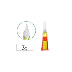 Pegamento instantanteo Q-Connect Adhesivo Fuerte 3 gr
