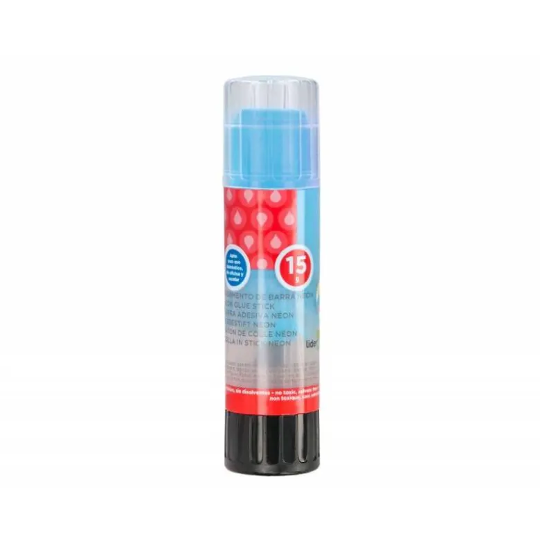 PEGAMENTO LIDERPAPEL EN BARRA 15 GR COLOR NEON UNIDAD