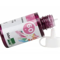 Pegamento purpurina Liderpapel fantasia colores metalicos surtidos envase de 60gr