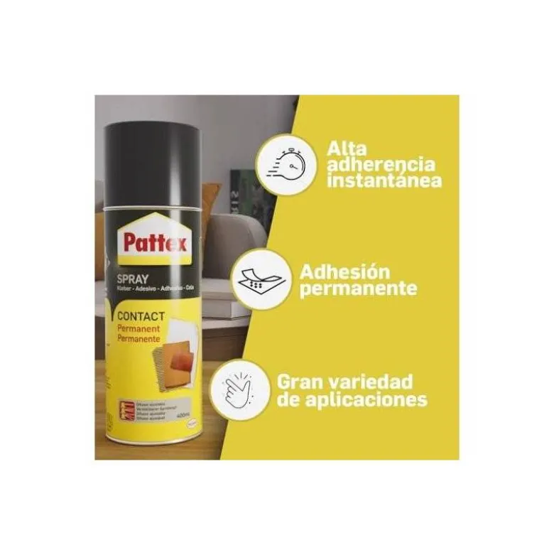 PEGAMENTO SPRAY PATTEX CONTACT BOTE DE 400 ML