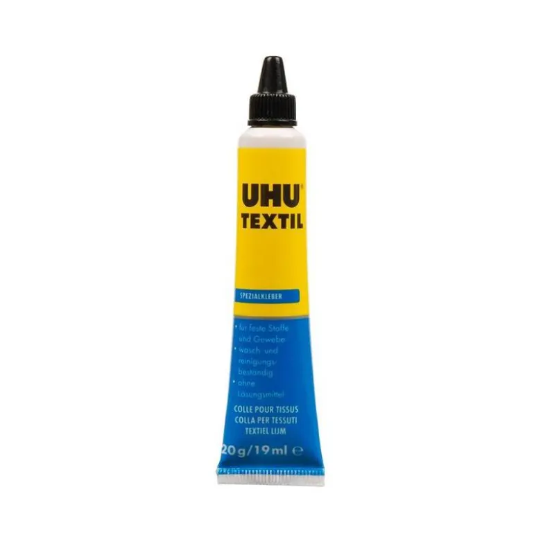 PEGAMENTO UHU ESPECIAL TEXTIL TUBO 20 GR EN BLISTER