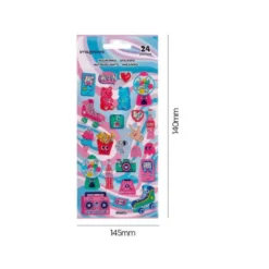 PEGATINAS IMAGINOVO DISEÑOS SURTIDOS HOBBIES CON BRILLO 214X100 MM EN BLISTER