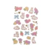 PEGATINAS IMAGINOVO FLORES Y CONEJOS DE PAPEL 190X104 MM EN BLISTER