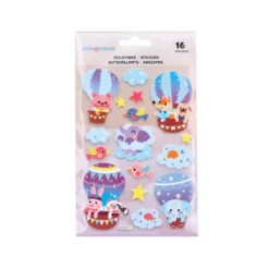 PEGATINAS IMAGINOVO GLOBO MAGIC DREAMS CON RELIEVE 210X130 MM EN BLISTER