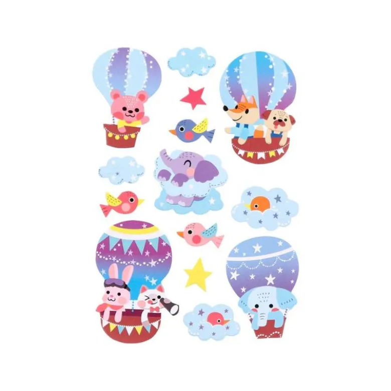 PEGATINAS IMAGINOVO GLOBO MAGIC DREAMS CON RELIEVE 210X130 MM EN BLISTER