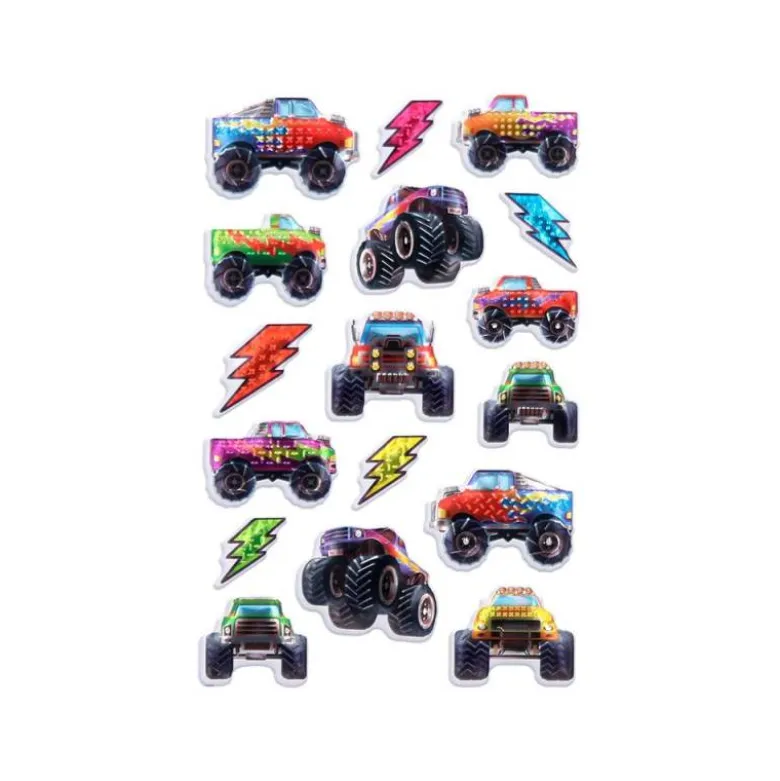 PEGATINAS IMAGINOVO KIDS CARRERAS GOMA EVA 190X105 MM EN BLISTER