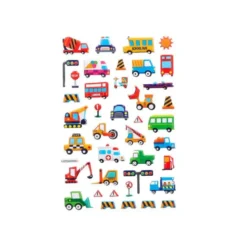 PEGATINAS IMAGINOVO KIDS COCHES CON RELIEVE 190X105 MM EN BLISTER
