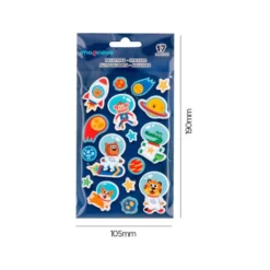 PEGATINAS IMAGINOVO LUMINOSAS ASTRONAUTAS LUMINOSAS 250X145 MM EN BLISTER