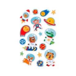 PEGATINAS IMAGINOVO LUMINOSAS ASTRONAUTAS LUMINOSAS 250X145 MM EN BLISTER