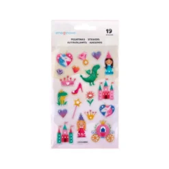 PEGATINAS IMAGINOVO PRINCESAS MAGIC DREAMS PVC 190X105 MM EN BLISTER