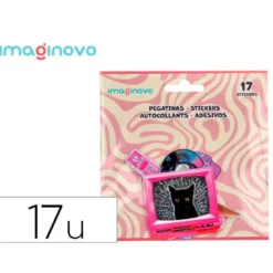 PEGATINAS IMAGINOVO RETRO DISEÑOS SURTIDOS PARA ORDENADOR 145X140 MM EN BLISTER