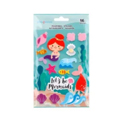 PEGATINAS IMAGINOVO SIRENAS MAGIC DREAMS CON RELIEVE 210X130 MM EN BLISTER
