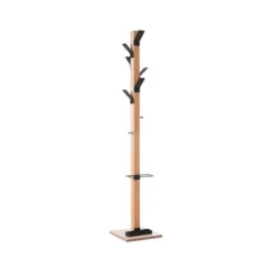 Perchero madera Paperflow con paraguero Negro