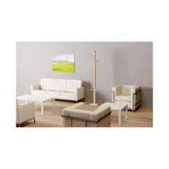 Perchero madera Paperflow con paraguero Blanco