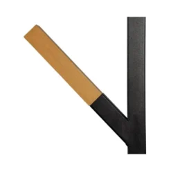 PERCHERO METALICO MAUL RIMA PIE 6 COLGADORES DE MADERA COLOR NEGRO 1840X480X230 MM