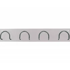 Perchero metalico pared Sie 611 Blanco 4 colgadores
