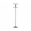 Perchero metalico pie 8 colgadores color gris 177x38 cm