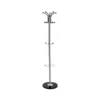 PERCHERO METALICO Q-CONNECT GRIS DE PIE 10 COLGADORES Y PARAGUERO 174X40CM