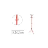 PERCHERO METALICO Q-CONNECT ROJO 8 COLGADORES 173X51 CM
