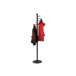 PERCHERO ROCADA MAULCAURUS 7 COLGADORES COLOR NEGRO 350X350X1770 MM
