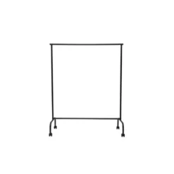 PERCHERO ROCADA MAULLIMBO CABALLETE EXTENSIBLE CON RUEDAS COLOR NEGRO 1270X505X1570 MM