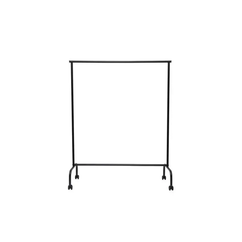 PERCHERO ROCADA MAULLIMBO CABALLETE EXTENSIBLE CON RUEDAS COLOR NEGRO 1270X505X1570 MM