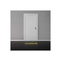 PICTOGRAMA ARCHIVO 2000 ESPERE SU TURNO MANTEGA LA DISTANCIA DE SEGURIDAD VINILO ADHESIVO COLOR AMARILLO 100X700 MM