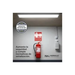 PICTOGRAMA ARCHIVO 2000 EXTINTOR PVC COLOR ROJO LUMINISCENTE 210X300 MM