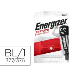 PILA ENERGIZER OXIDO DE PLATA BOTON 377 BLISTER DE 1 UNIDAD
