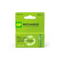 PILA GP RECARGABLE AAA 800 MAH BLISTER DE 4 UNIDADES