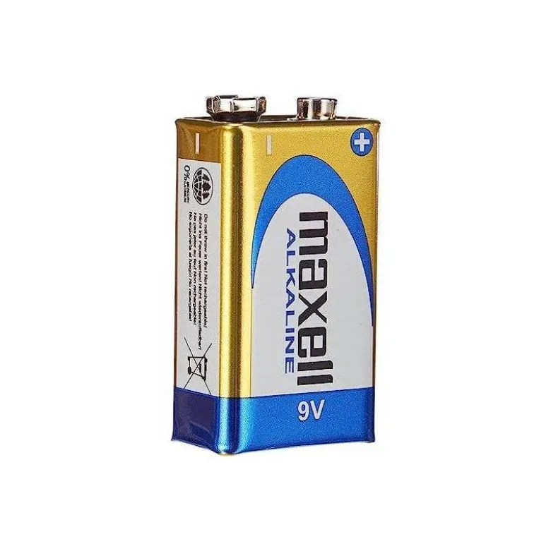 Pila Maxell Alcalina 9V LR09 Blister de 1 unidad
