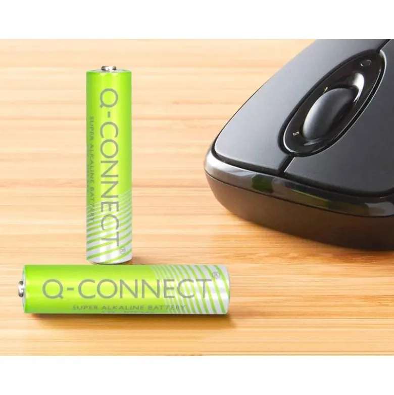 PILA Q-CONNECT ALCALINA AAA BLISTER CON 12 UNIDADES