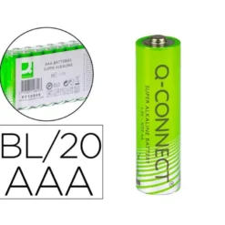 Pila Q-Connect Alcalina AAA Blister de 20 unidades