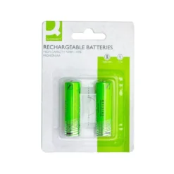 PILA Q-CONNECT ALCALINA AA RECARGABLE BLISTER DE 2 UNIDADES