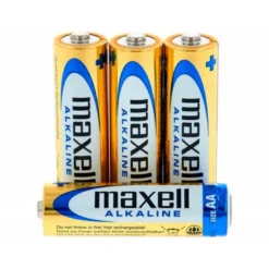 Pilas Maxell Alcalina 1.5 V AA LR06 Blister de 4 unidades