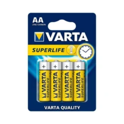 PILA VARTA SALINA SUPERLIFE AA TIPO R-06 BLISTER DE 4 UNIDADES