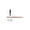 Pincel acuarela Liderpapel Nº 12 madera