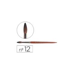 Pincel acuarela Liderpapel Nº 12 madera