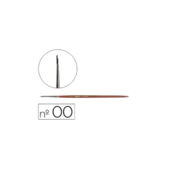 Pincel acuarela Liderpapel Nº 00 madera