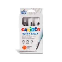PINCEL CARIOCA RELLENABLE AGUA REDONDO CAJA DE 3 UNIDADES PUNTAS SURTIDAS