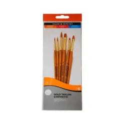 Pinceles acrílico Daler Rowney 6 unidades surtidas