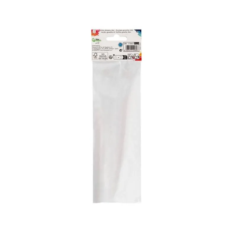 PINCELES DE PELO DE CERDA LIDERPAPEL PUNTAS SURTIDAS BOLSA DE 5 UNIDADES CERTIFICADO FSC