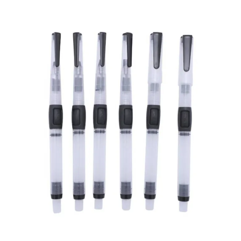 PINCEL LIDERPAPEL RECARGABLE PARA PRODUCTOS ACUARELABLES SET DE 6 UNIDADES GROSOR PUNTAS SURTIDAS