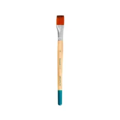 PINCEL PARA PINTURA ACRILICA Y ACUARELA LIDERPAPEL N 15 PUNTA PLANA DE PELO SINTETICO CERTIFICADO FSC