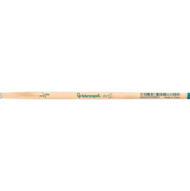PINCEL PARA PINTURA ACRILICA Y ACUARELA LIDERPAPEL N 000 PUNTA REDONDA DE PELO SINTETICO CERTIFICADO FSC